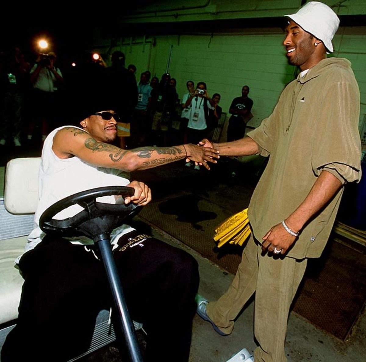 Allen Iverson and Kobe Bryant